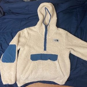 North Face Mens Fleece w/ Hoodie Small